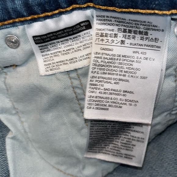 Levi’s 511 Men's Blue Jeans Red Tab - Picture 5 of 14